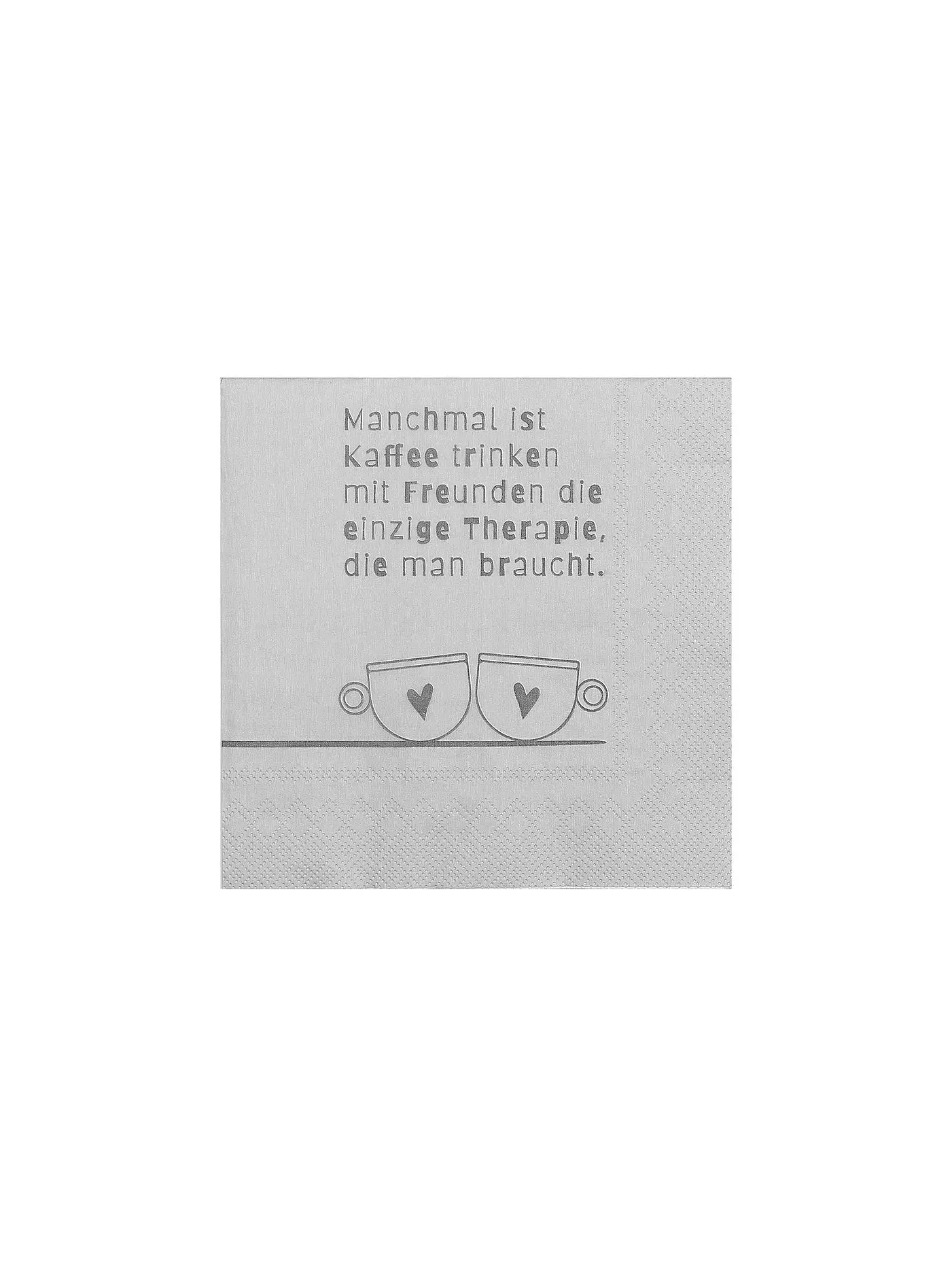 RAEDER | Lunch Servietten 33x33cm MANCHMAL IST KAFFEE TRINKEN... | 